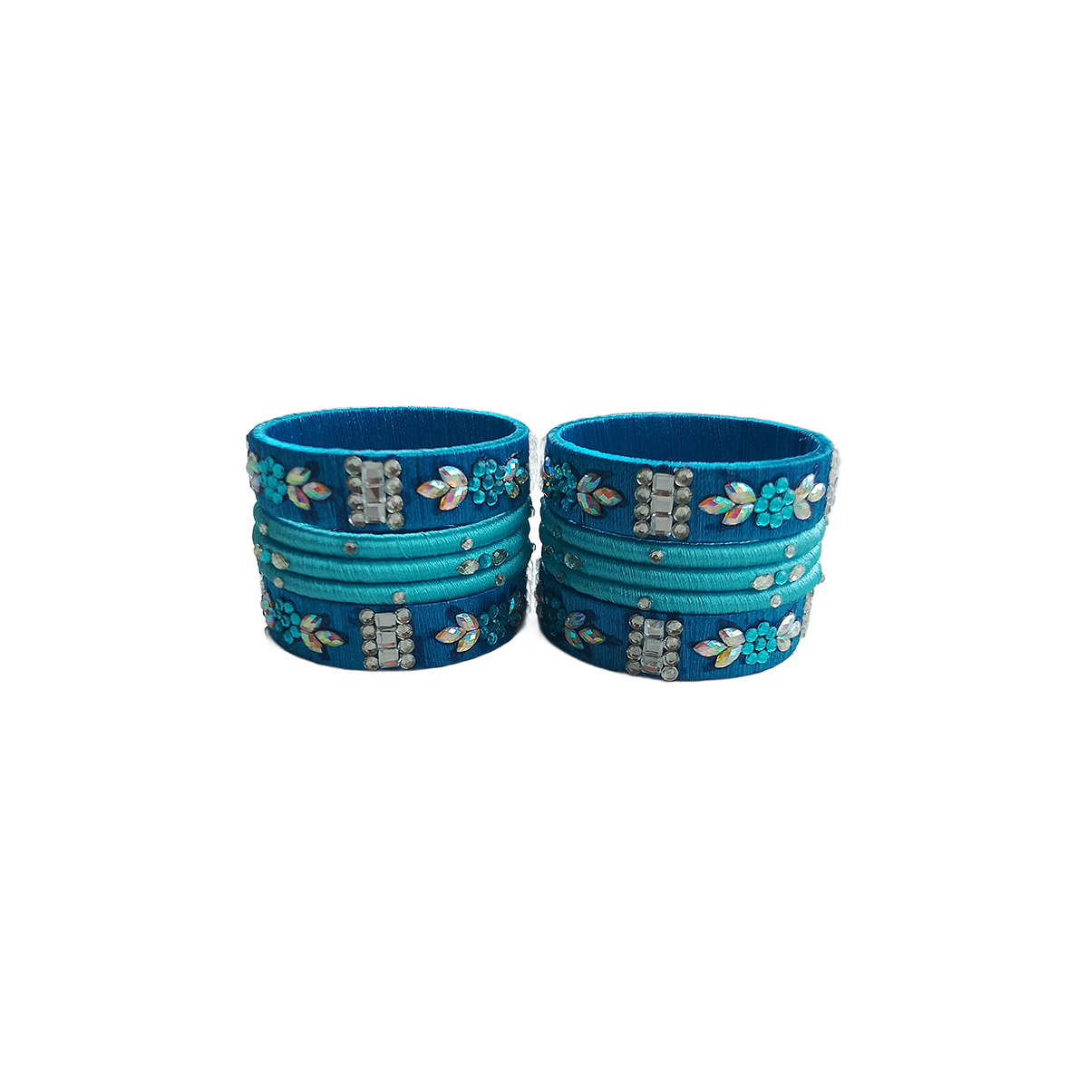 Blue Color Reshmi Churi - Image 2