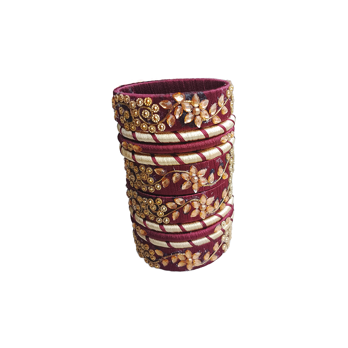 Burnt Brown Reshmi Churi - Image 3