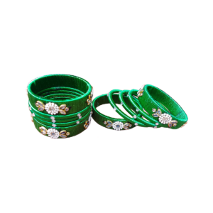 Green Color Reshmi Churi