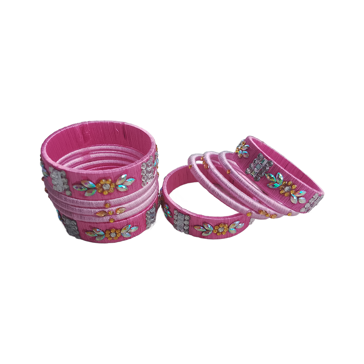 Pink Color Reshmi Churi